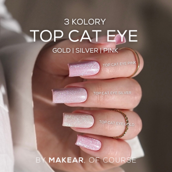 MAKEAR Top No Wipe Cat Eye Pink 8ml